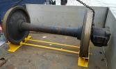 Storage and transport rack for railcar or locomotive whellset axles